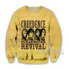 Creedence Clearwater Revival 3D Print Clothes Streetwear Men Hoodies Sweatshirt Fashion Zip Hooded Long Sleeve Pullover Tops H09 3