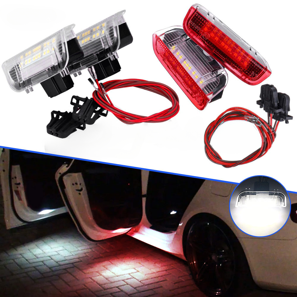 For Golf 5 6 7 7.5 T-ROC CC Passat Jetta Tiguan Variant Phidnon Scirocco Touran Auto Signal Lamp 2Pcs 12V LED Car Door Light