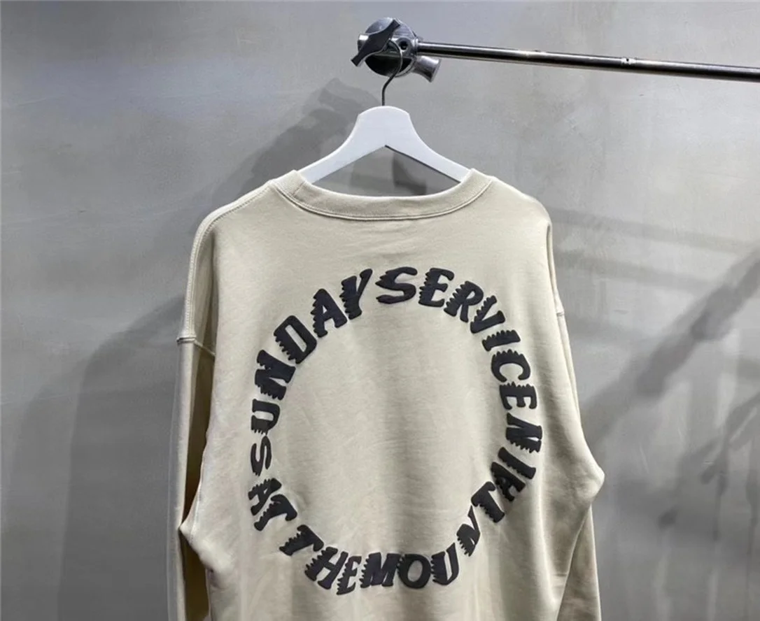 CPFM HOLY SPIRIT Sweatshirts Men Women Thick Fabric Sunday Service Tour  Sweatshirts Kanye West Crewneck