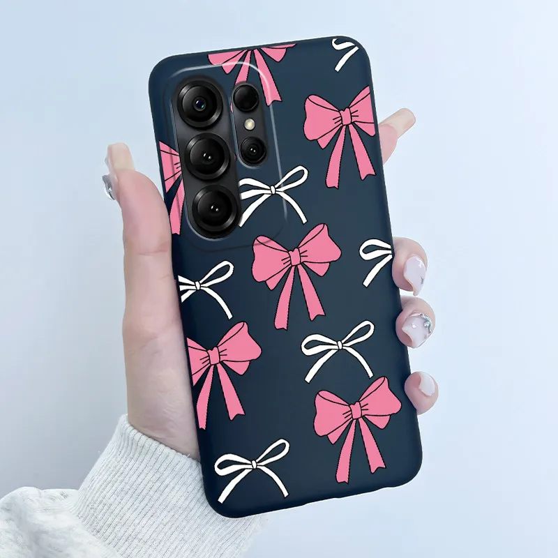 Luxury Cute Love Heart Rabbit Cartoon Funny Black TPU Soft Silicone Protective Phone Case