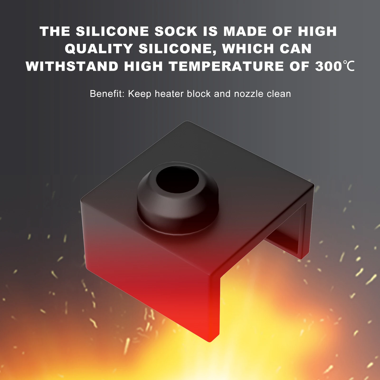 실리콘 양말 세트 3D 프린터 부품 Creality Ender 5, Ender 5 Pro, Ender 3 시리즈 및 CR-10-Serie용 핫 엔드 실리콘 슬리브