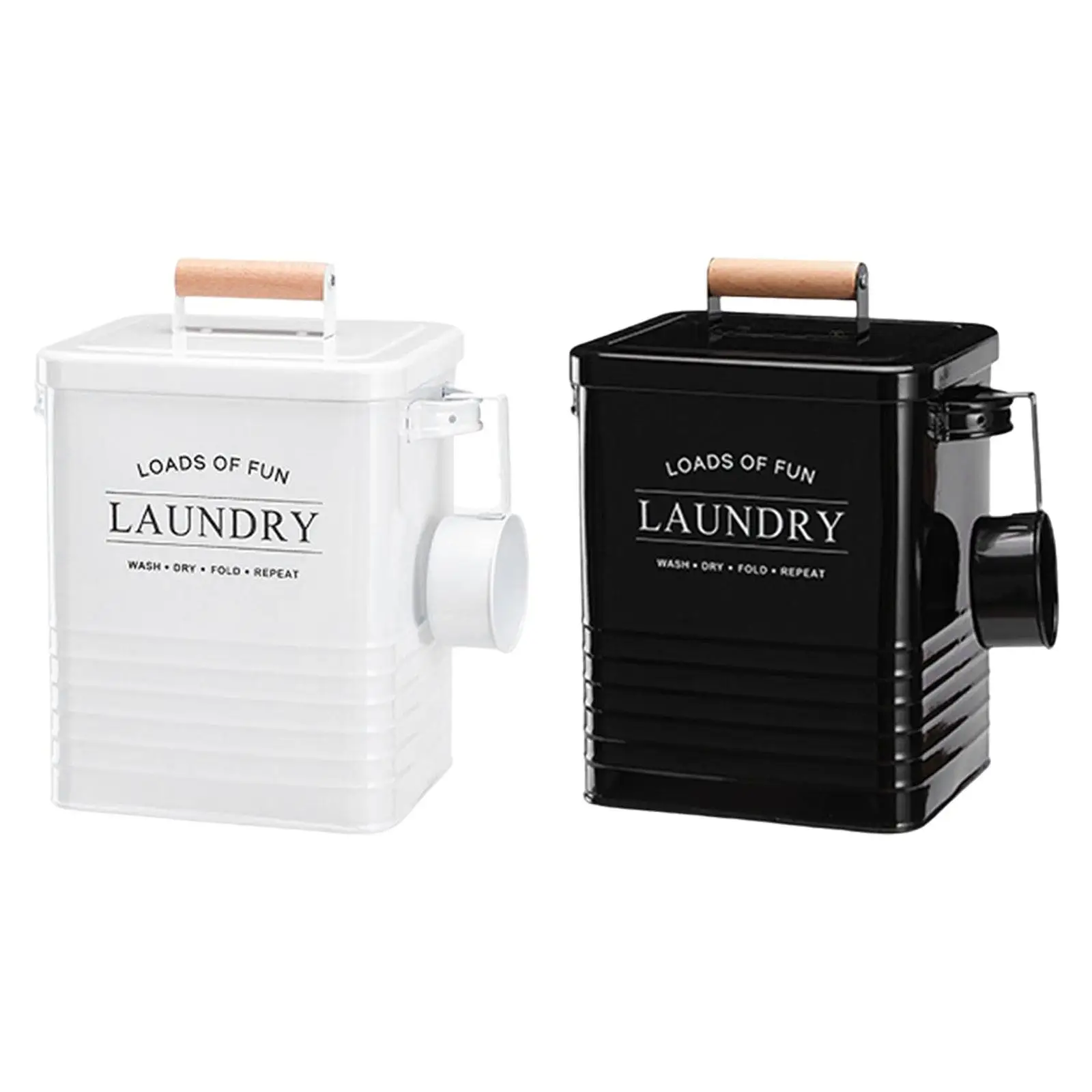 Laundry Powder Storage Farmhouse Decor Multifunctional Grain Rice Pet Food Organizer Aesthetic Portable Storage Bin
