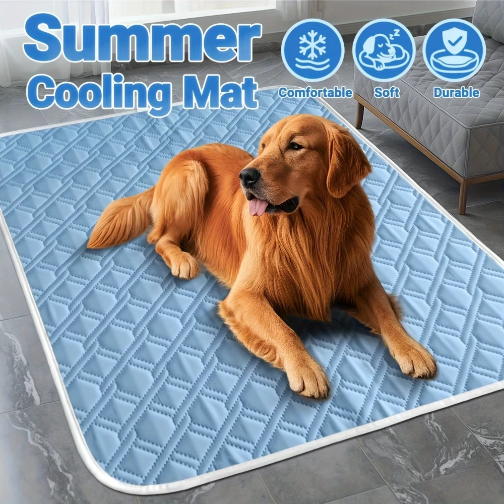 1PC A Pet Cooling Pad Ceiling Washable And Anti Slip Bottom Large Dog Cooling Bed And Cat Ice Pad Cooling Pad For Pets Machine 1