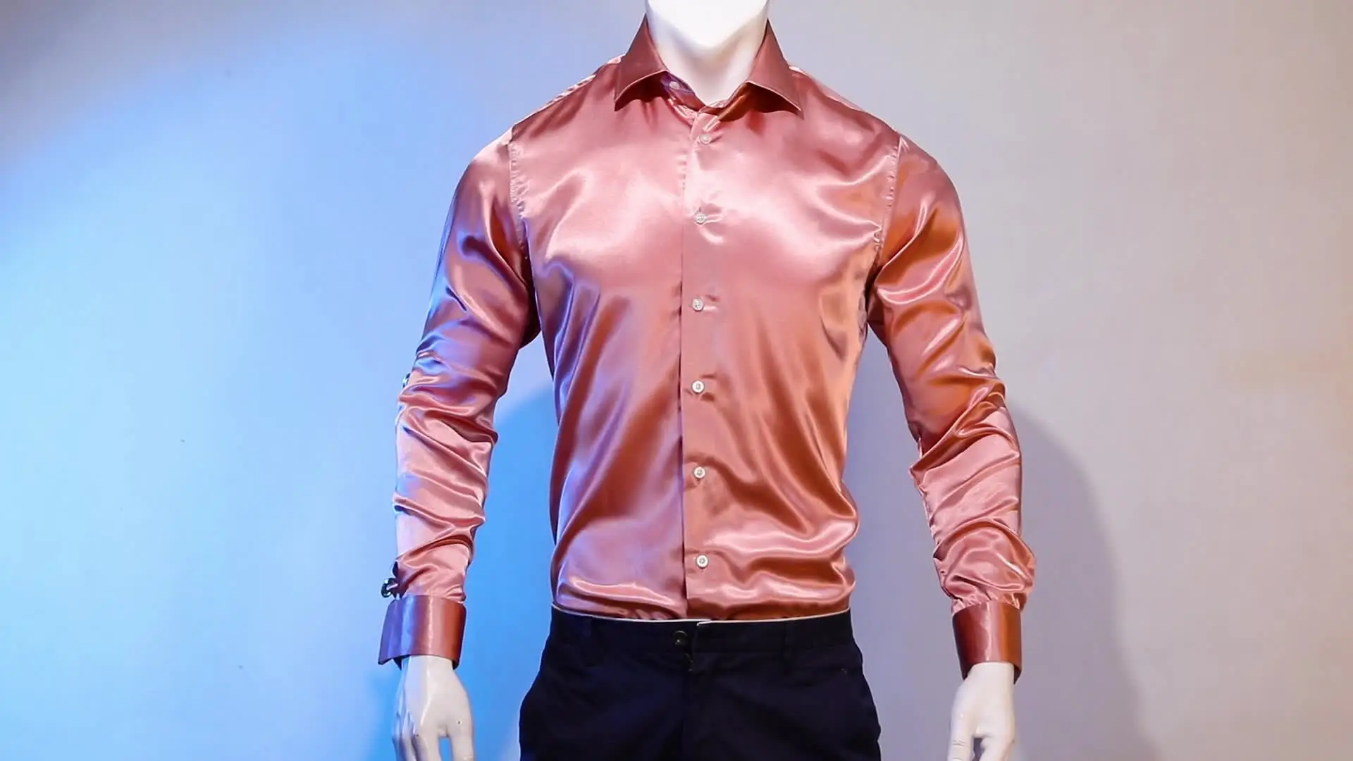 rose gold mens dress shirt Men's One Button peak lapel Skinny Wedding & Prom Blush Pink Suit