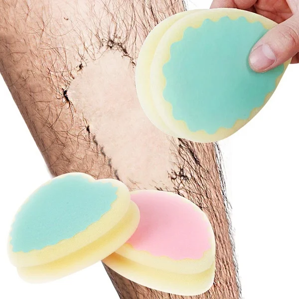 Magic Painless Sponge Hair Removal Depilation Sponge Pad Remove Hair Remover Effective Epilator Facial Body Hair Remover Tool