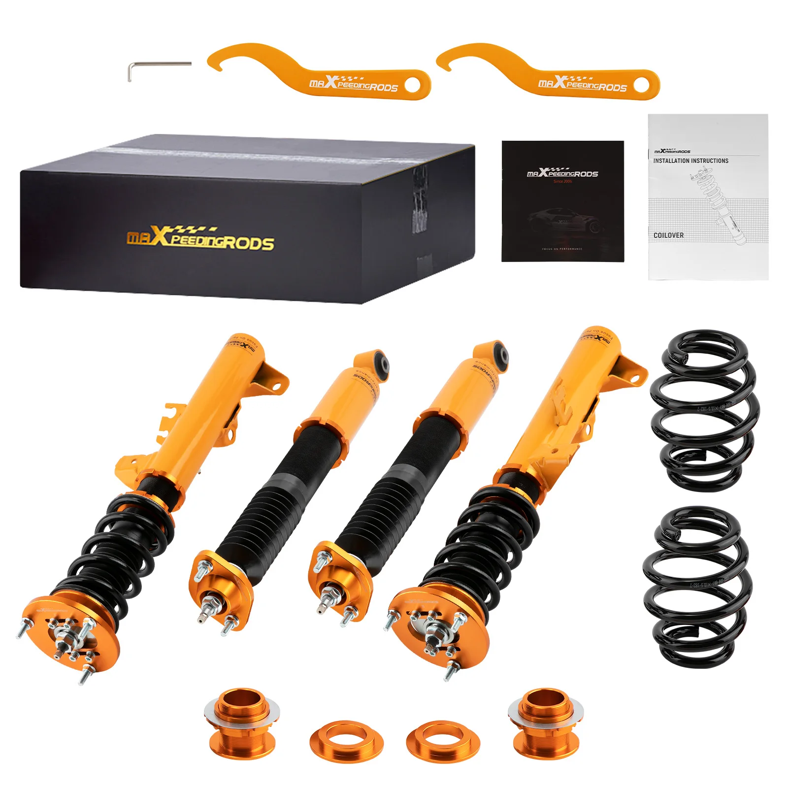 Maxpeedingrods Coilovers compatible for BMW E36 3 Series 24 Ways