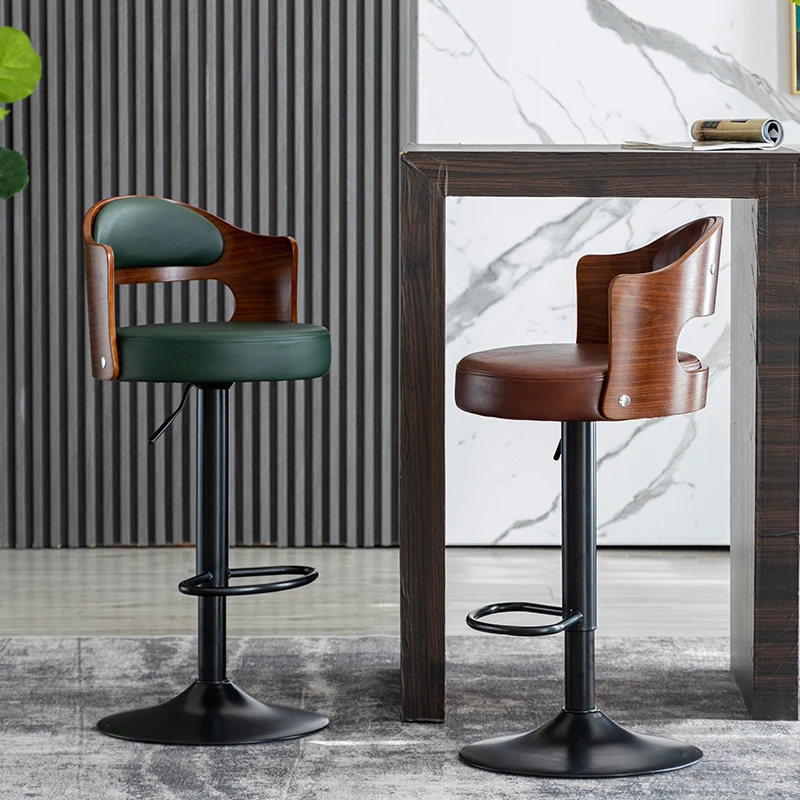 

Современный дизайн, барные стулья, искусственная кожа, вращающийся стул, скандинавские модные стулья, барная мебель AB50BY