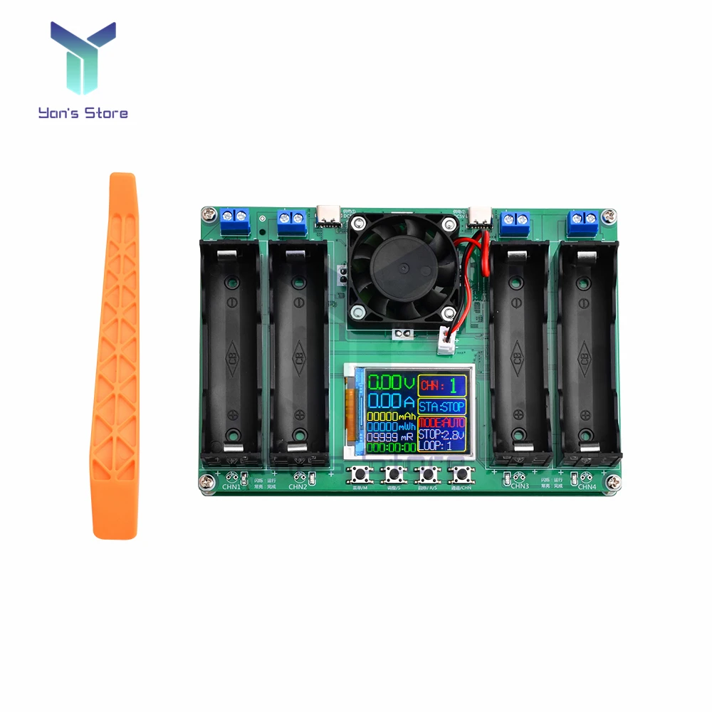 4 Channel 18650 Battery Capacity Internal Resistance Tester Automatic