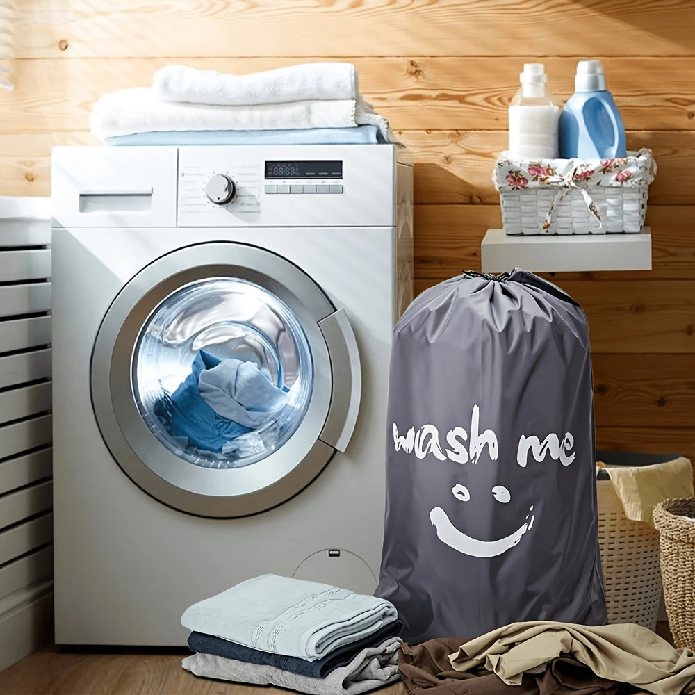 Laundry Bag Household Laundry Bag Travel Storage Pouch Machine Washable Dirty Clothes Organizer Wash Drawstring Bag Large Capacity