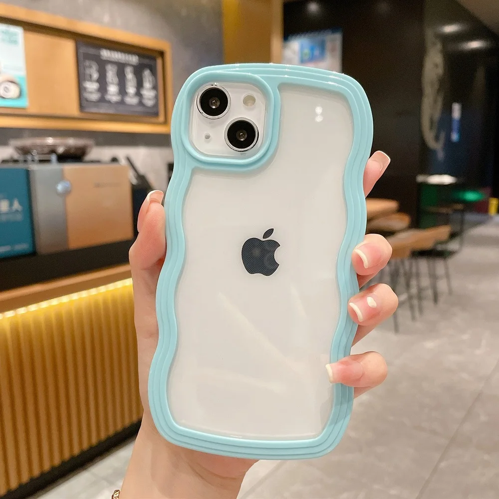 thumbnail image 1 of Funda de teléfono transparente a prueba de golpes para iPhone, carcasa dura de PC para iPhone 11, 12, 13, 14 Pro Max, X, XR, XS Max, 7, 8 Plus, 1 of 5