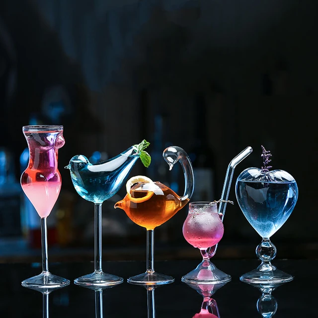 Personality Cocktail Glass Bar Wine Glass Restaurant Martini Cup Margaret  Wedding Champagne Glasses Sea Party Coffee Goblet - AliExpress