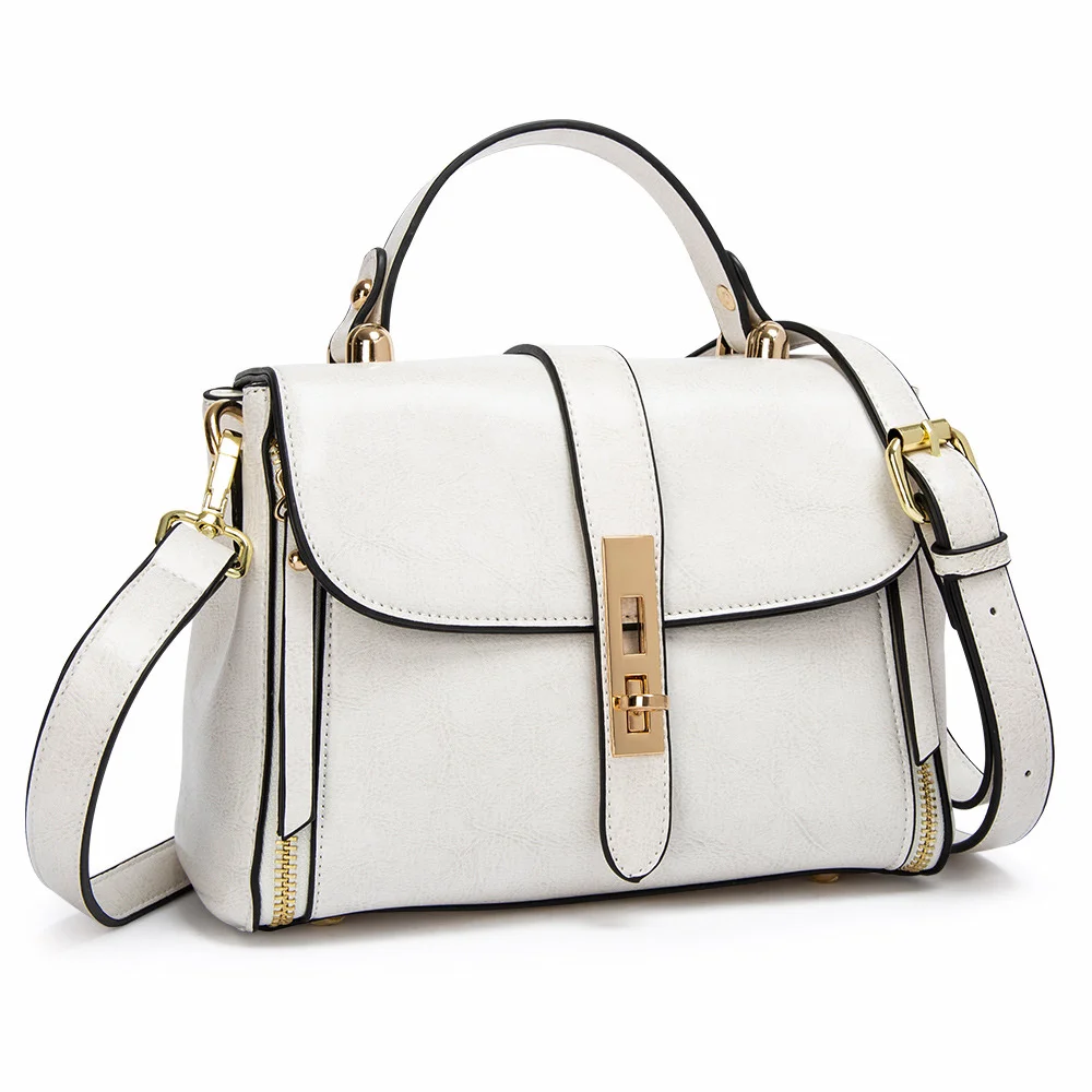 

Women Genuine Leather Cross body Shoulder Bag Handbag Shopping Tote Fashion Office Ladies Real Cowhide Top Handle Messenger Bags
