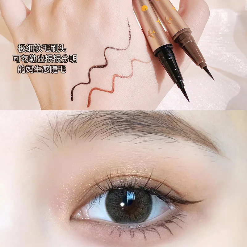 

Clearance Merssitin Eyeliner Ultra-fine Soft Brush Head Durable Waterproof Sweat Is Not Easy To Smudge Brown Eyeliner.