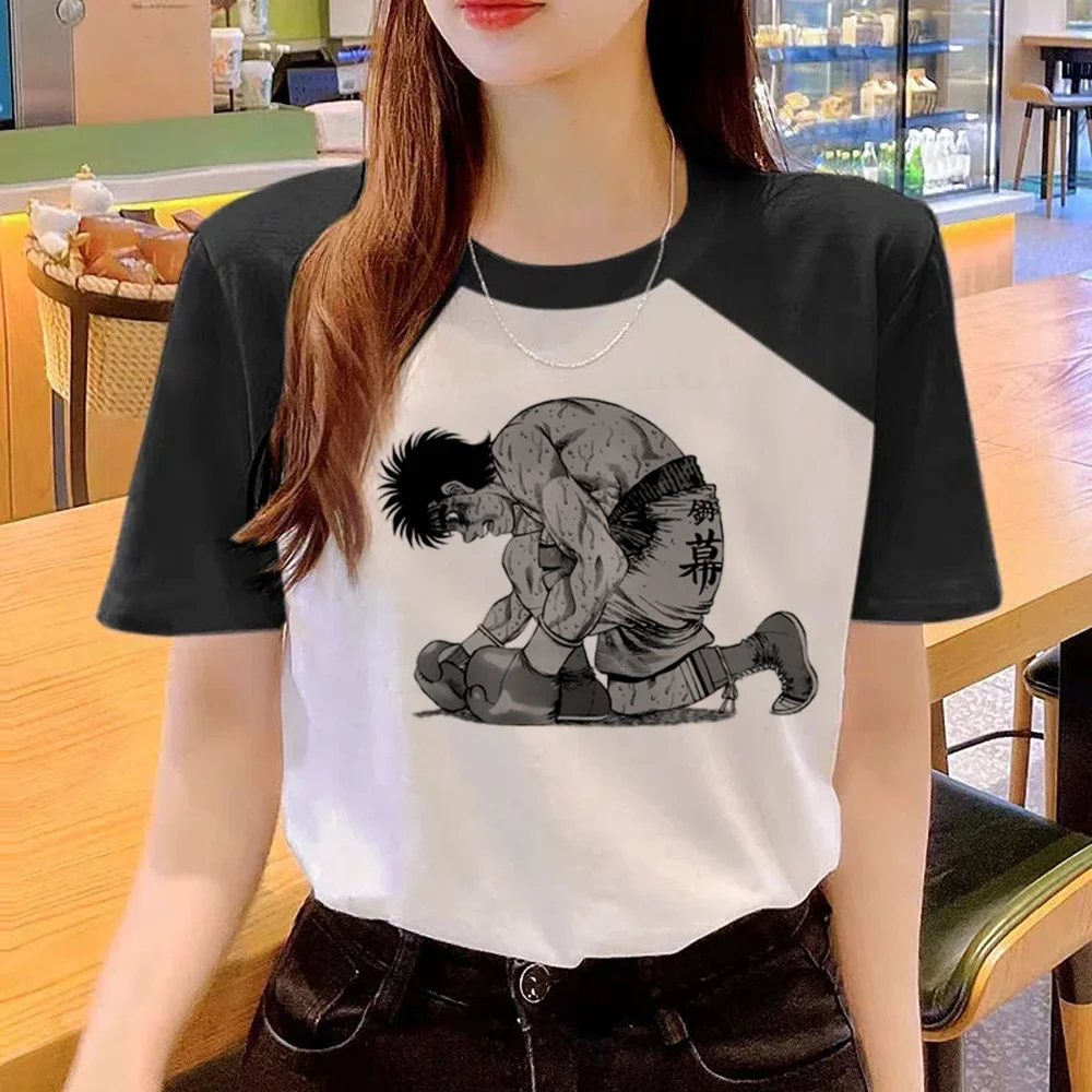 

hajime no ippo t shirt women harajuku summer comic t-shirts girl y2k funny streetwear clothes