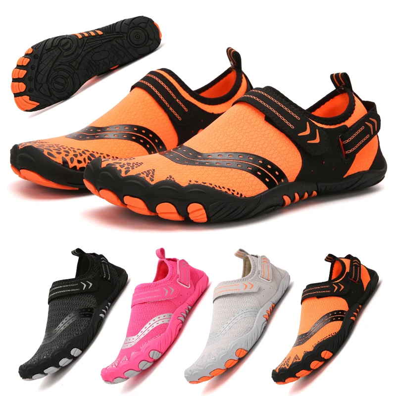 

Men's aqua shoes Quick drying breathable Women's swimming shoes Scratch resistant beach wading shoes Outdoor water sneakers