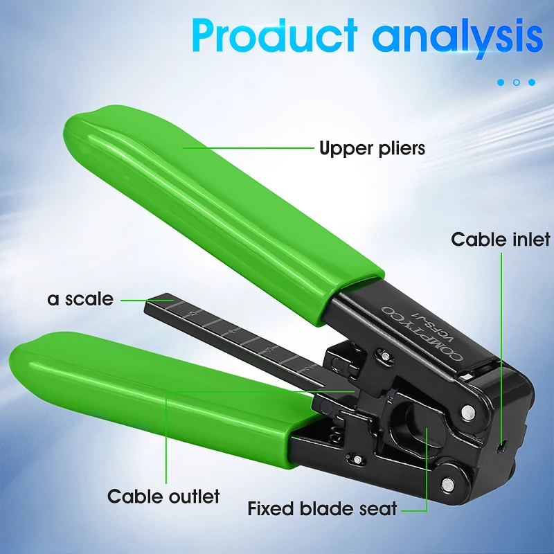 Optical Fiber Wire Stripper VCFS-J1 FTTH Cable Wire Stripper Plier Cutting Strip