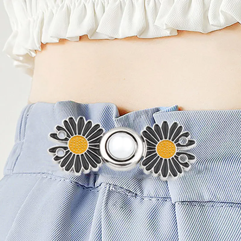 Description Picture 6 of item1sets Nail-free Waist Buckle Jeans Closing Artifact Invisible Adjustable Button Removable Detachable Pant Tighten Sewing Tool