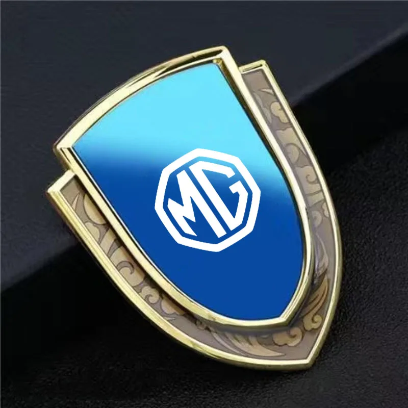 자동차 3D 금속 자동차 사이드 펜더 스티커 모리스 차고 모터 MG ZS GS MG5 6 mg3 건담 350 부품 TF 헥터 HS 액세서리