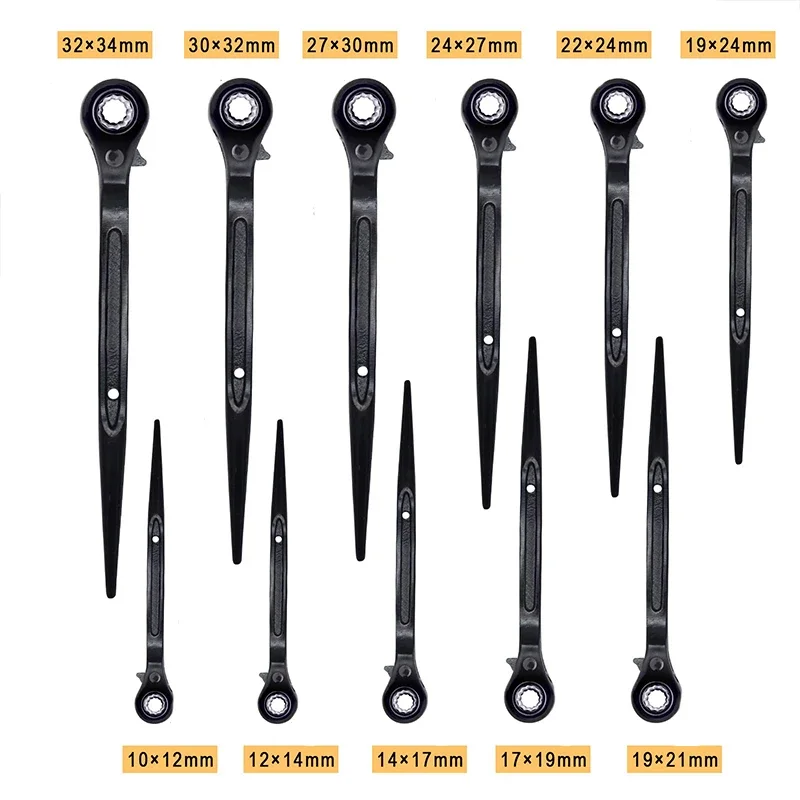 

Spanner 14x17mm socket wrench Funnytek Ratchet Podger Spanner, Podger Spanner Steel Erecting Scaffold Tool Wrench set tools set