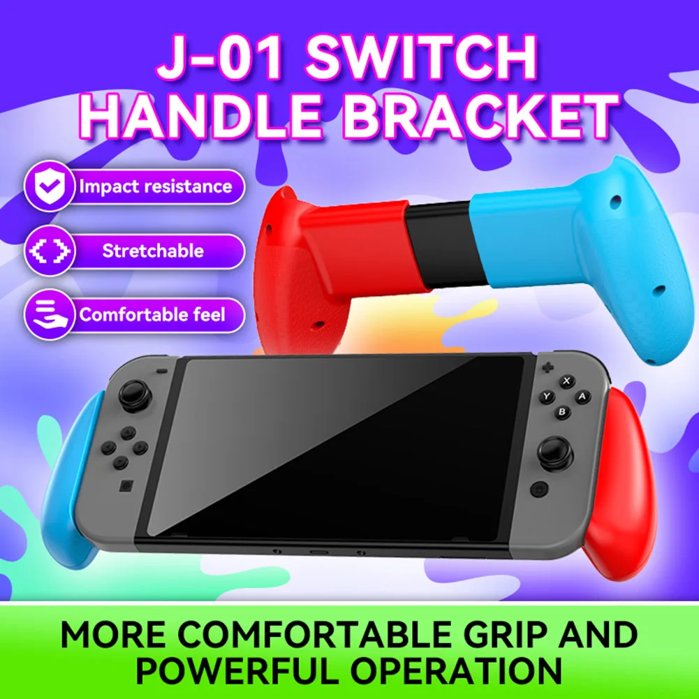 ABS Hard Ergonomic Game Console Grip Stand Holder for NS OLED Protective Hand Grip Fit for Nintendo Switch OLED Host Accessories