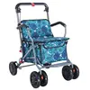 Elderly shopping carts mobility assistance, four wheeled foldable light Walking Stick walkers  walkers for elderly 1