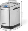 Electric Bread Maker - 2lb Loafs  Non Stick Removable Pan  Automatic Nut Dispenser 13 Preset Programs - 550W 4