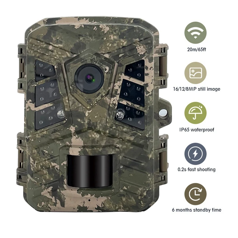 

Wifi Bluetooth Outdoor Camera HD Infrared Detection Camera Induction Sports Camera Monitoring Animal Camera