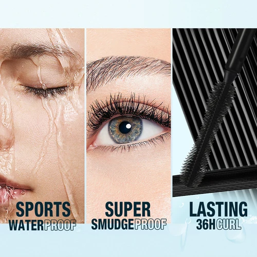 O.TW O.O 마스카라 4D 실크 섬유 마스카라, 방수 엑스트라 볼륨, 번짐 방지, 컬링 속눈썹 연장, 아이 메이크업 도구 5