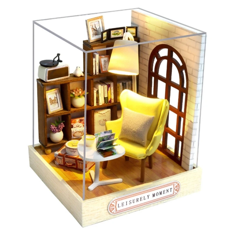 DIY Miniature and Furniture Dollhouse Kits Mini 3D House Craft  Model