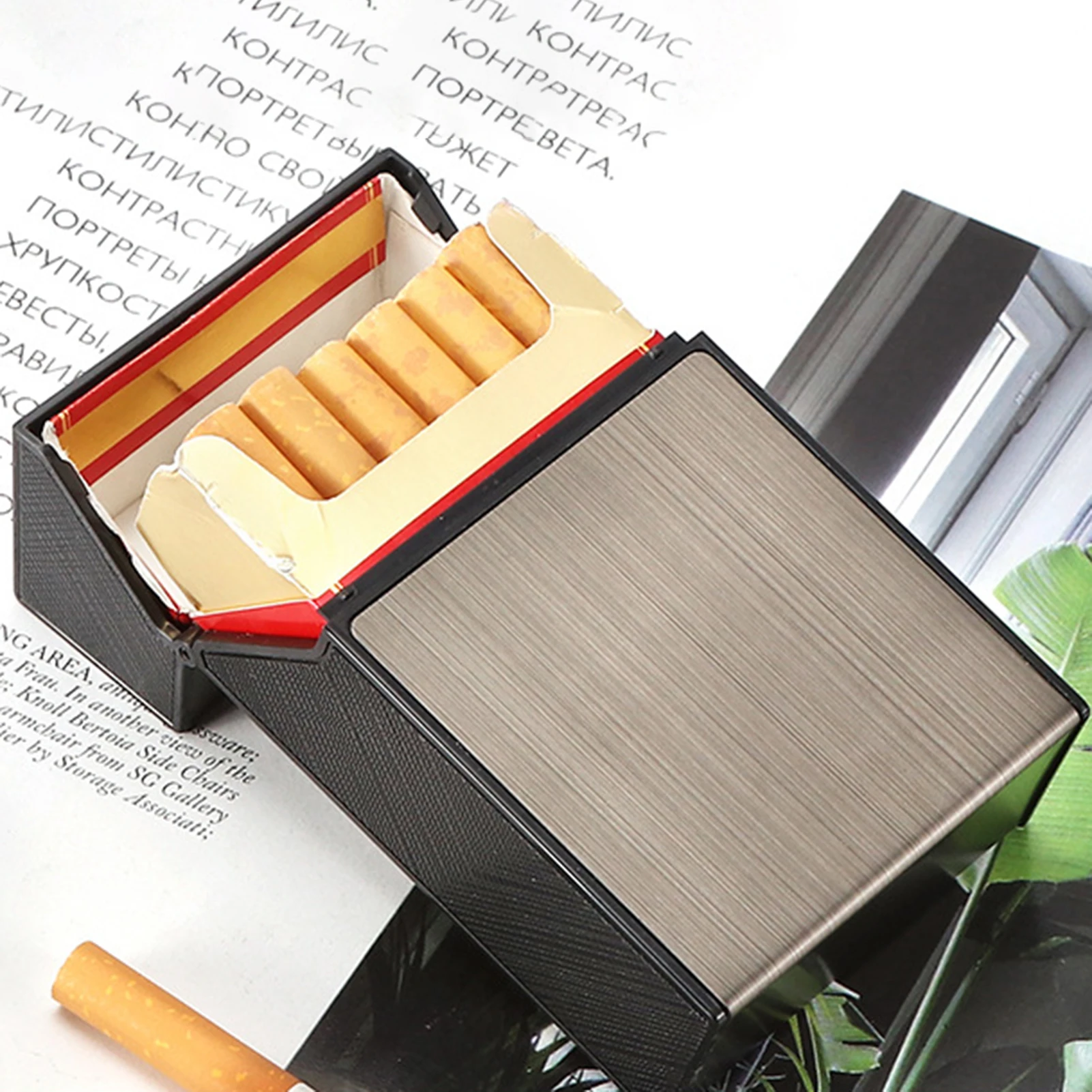 Light Aluminum Cigar Cigarette Case Waterproof Tobacco Case Pocket Box
