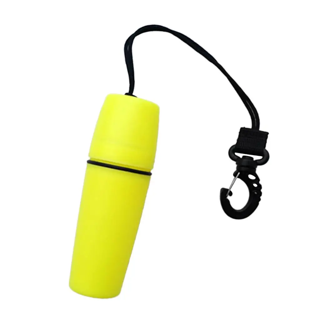 Waterproof diving storage box bottle with shape and hook for diving surfing