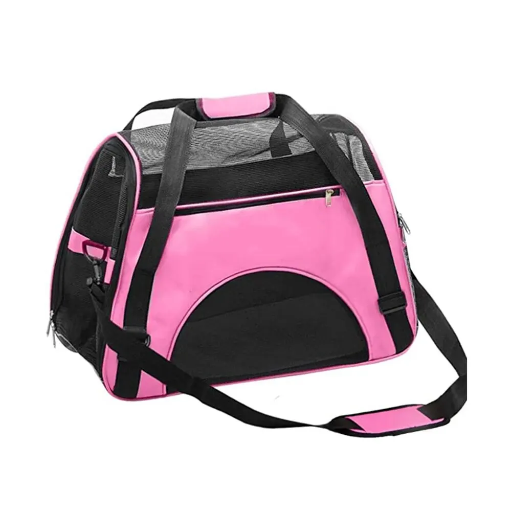 Pet carrier backpack cat soft-sided for cats dogs puppy comfort portable folding