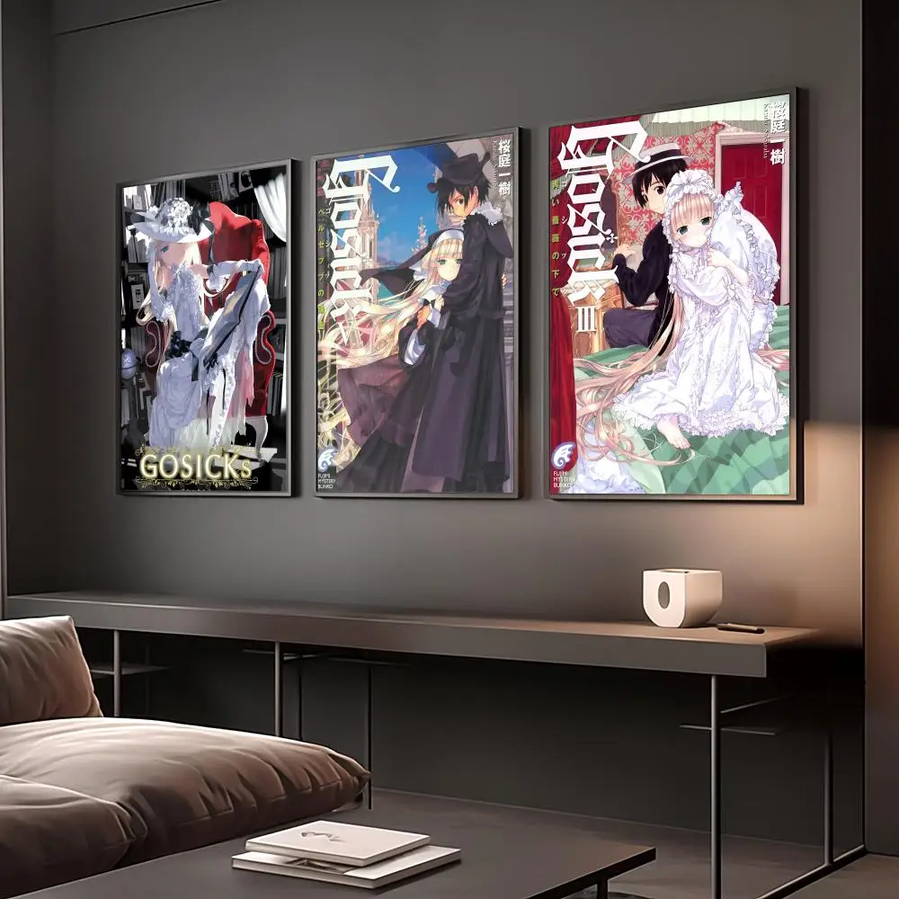 클래식 G-GOSICK 그림 서예 클래식 캔버스 인쇄 포스터, 가정 장 벽 예술 휴일 선물