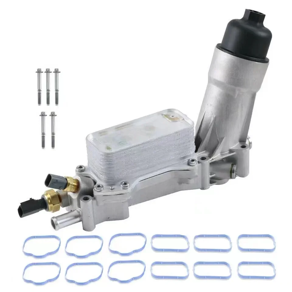 

OEM 5184304AE 926-959 68105583AF Aluminum Engine Oil Cooler for Chrysler 200 300 Dodge Charger Grand Cherokee ProMaster 3.6L V6