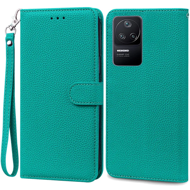Leather Wallet Flip Case for Poco F4 – Stylish Protective Phone Cover