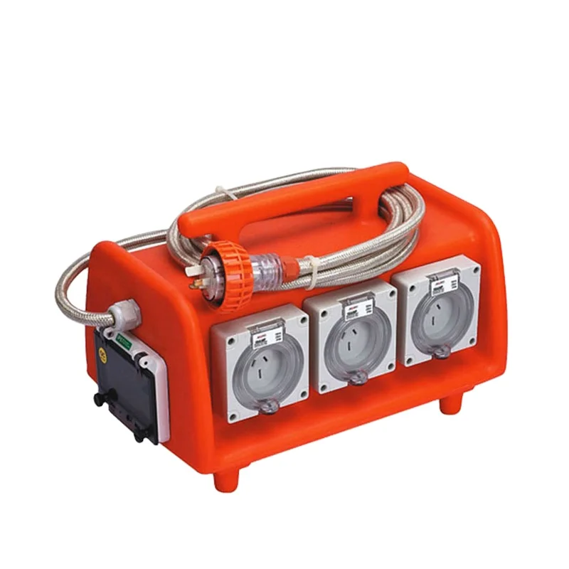 

IP67 Portable 3 phase plastic portable stage waterproof power distribution electrical equipment boards box
