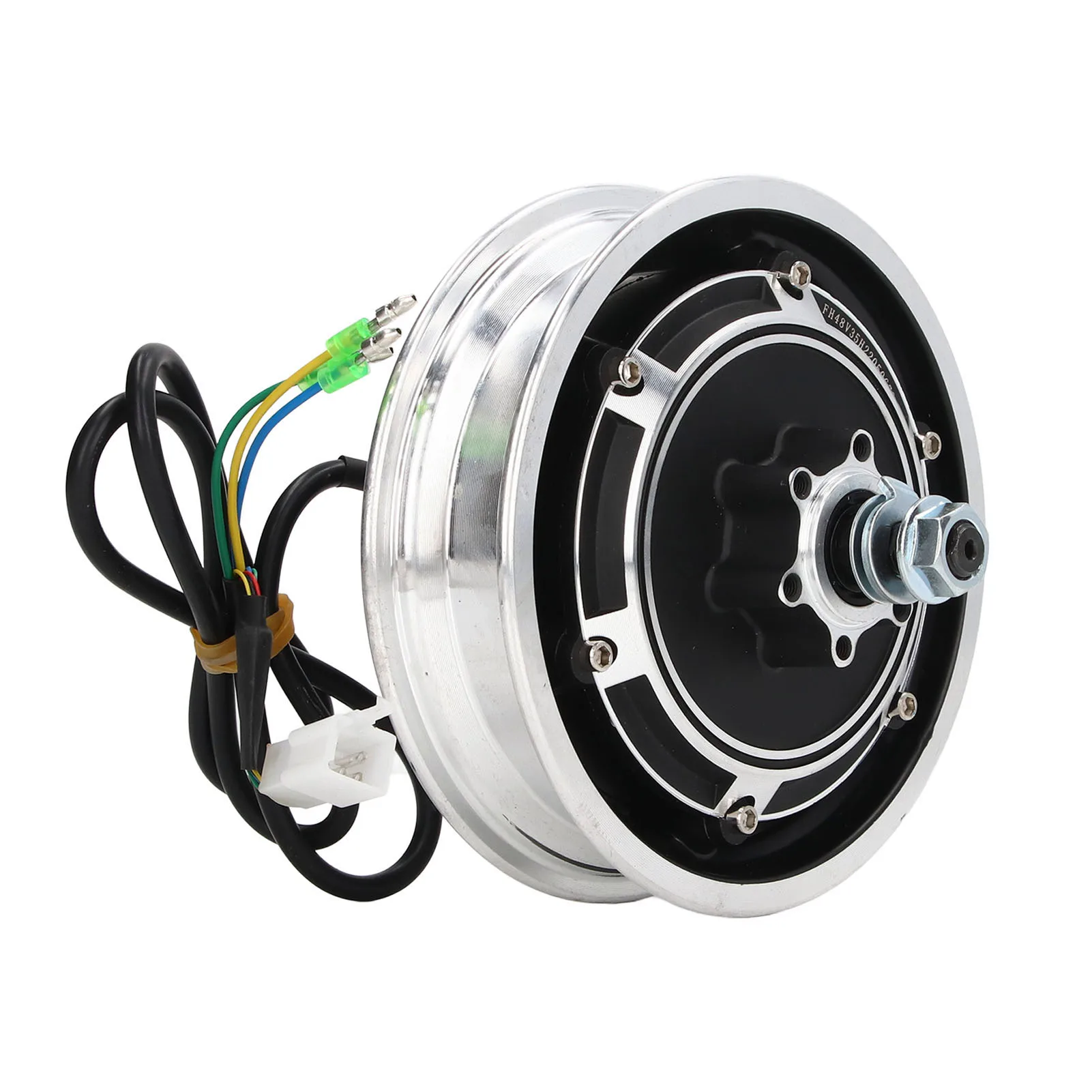 Description Picture 6 of item48V Hub Motor Electric Scooter Hub Motor 48V 1000W Electric Bike Brushless Disc Brake Hub Motor for 10 Inch Outer Tire Hub Motor