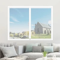 Zippered No-Drill Self-Adhesive Window Screen, Easy Mosquito and Insect Protection for Living Rooms and Bedrooms 2