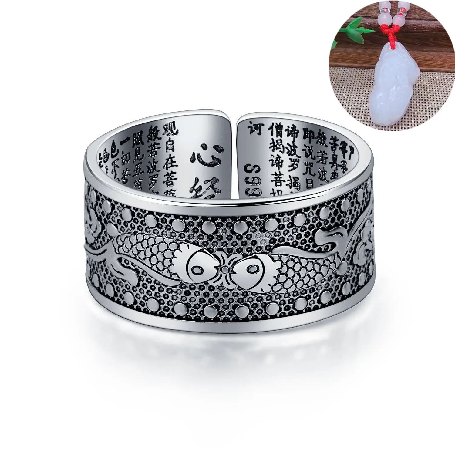 S925 Pixiu Adjustable Ring, silver ring,silver rings