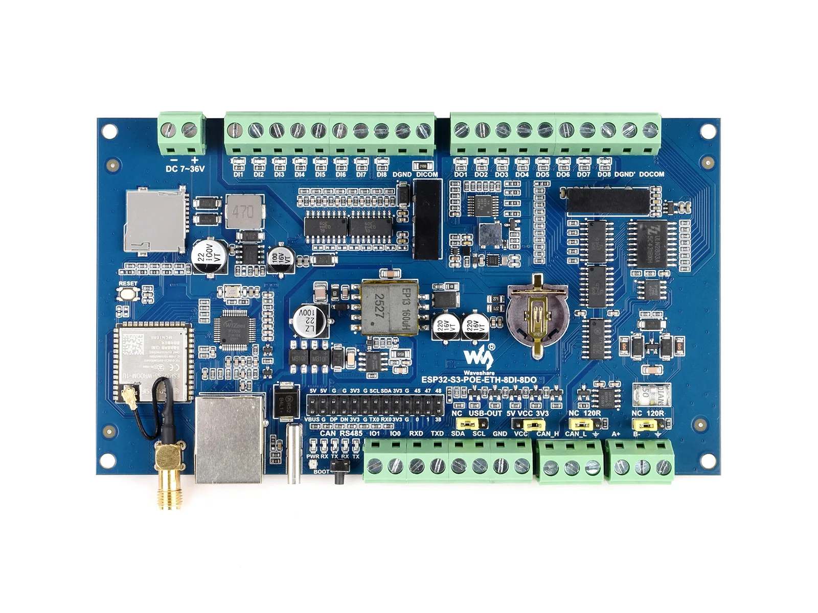รูปสินค้า บอร์ดควบคุมอุตสาหกรรม ESP32-S3 8 ช่อง I/O