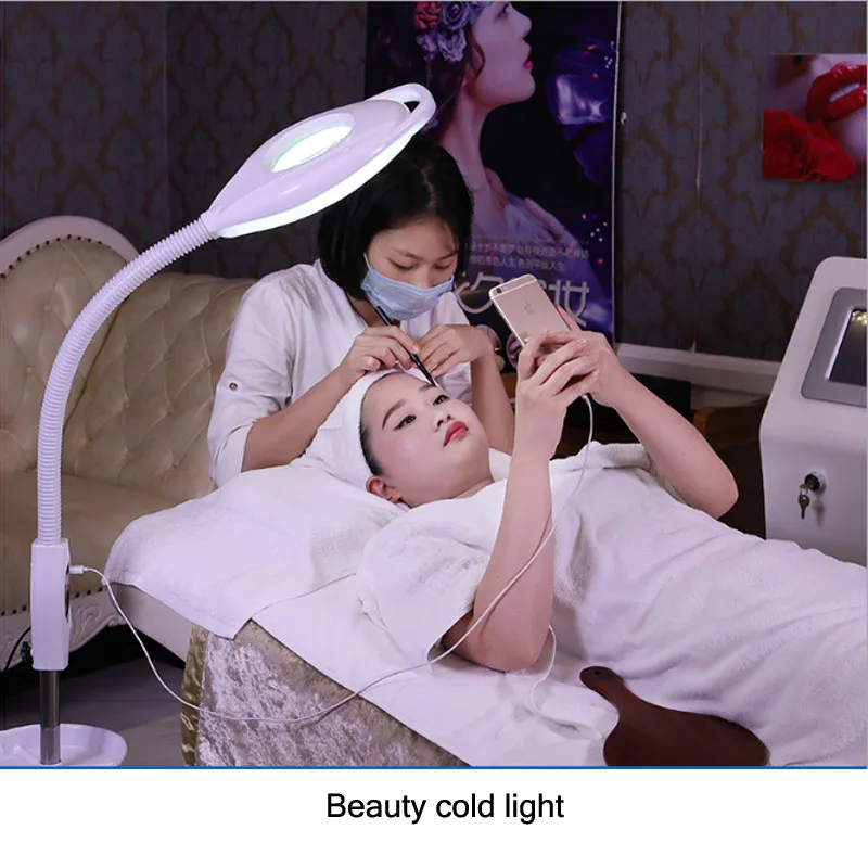 High Quality LED Magnifying Floor Lamp for Beauty Salon Use