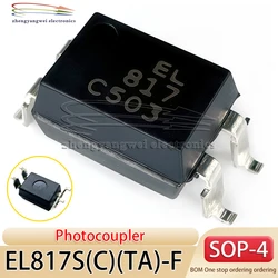 20PCS High - Performance Optocoupler Transistor Output - SOP - 4 Package (EL817S(C) 20PCS)