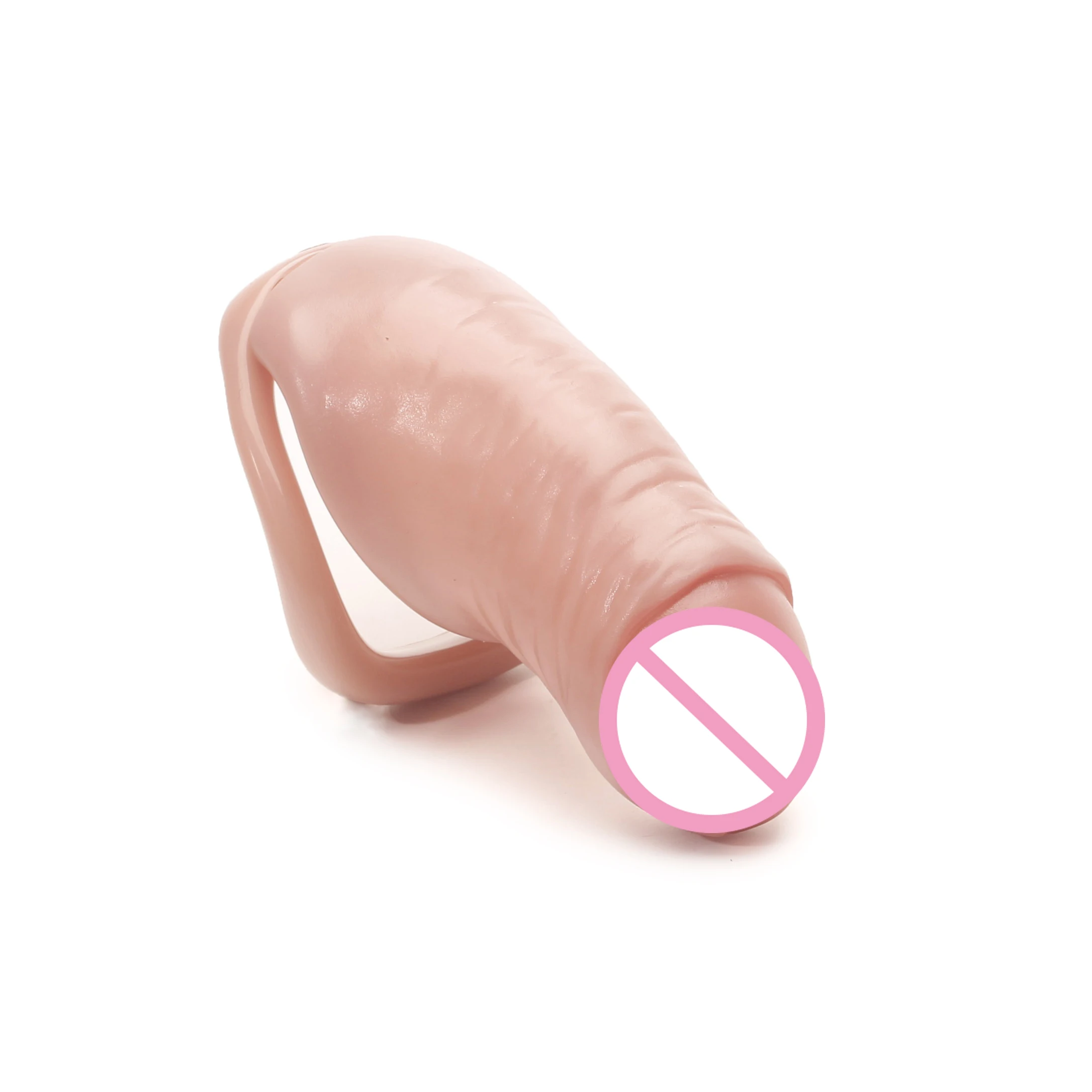 Penis Chastity Cage, Chastity Lock Sex Toy, Hidden Anti-Cheating Lock for Penis