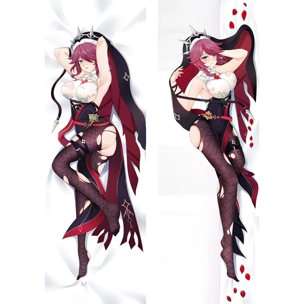 

Anime Game Genshin Impact Sexy Rosaria Otaku Hugging Body Pillowcase Japanese Cosplay Dakimakura Pillow Cover Case Diy Custom