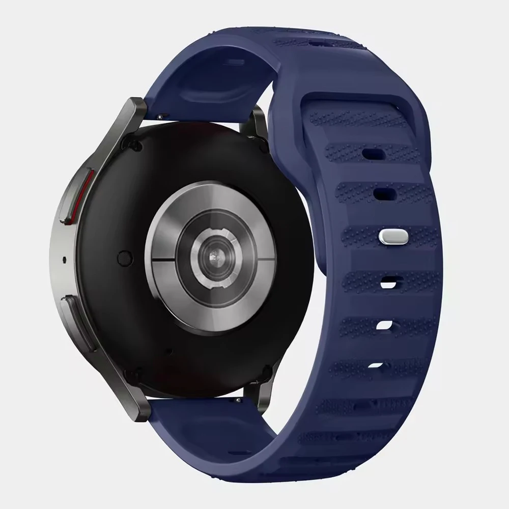 Enhanced Silicone Sports Watch Band – Premium Quality, 20mm/22mm, Multiple Fits