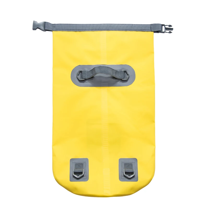 Double Belt PVC Waterproof Bag 5L 10L 20L Outdoor Swimming Bag Diving Compression Storage Dry Bag Unisex Kayaking Backpack