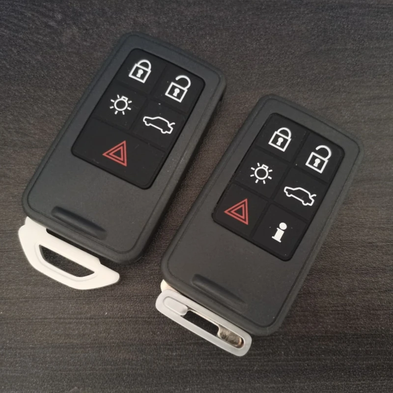 

5/6 кнопочный умный автомобильный брелок оболочки для Volvo S60 V60 S80 XC70 XC60 V70 2008-2017 аксессуары для удаленного управления