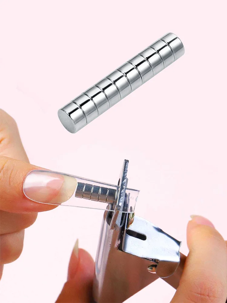 Nail art tools strong magnets cylindrical multi-functional cat's eye magnets magnetic nail art tools cat eye nail tool magnetic nail tools nail art magnets
