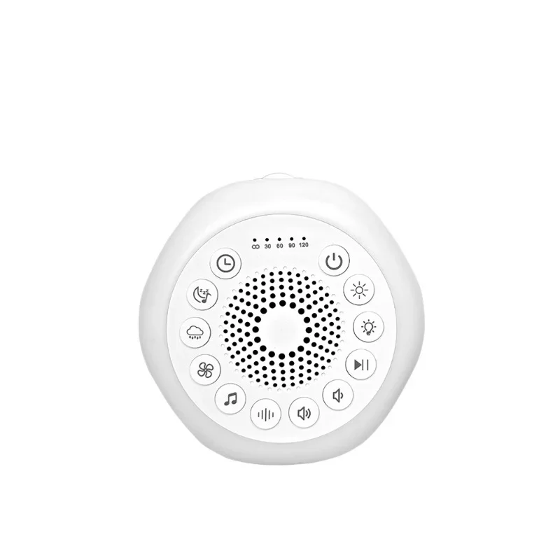 White Noise Sleep Sound Machine with Night Light & Timer, Portable Sleep Aid