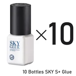 10 Bottles SKY Glue Fake Eyelash Extension Supplies Korea 5ml Black Beauty Health Lava Lash Makeup Tools Adhesive Fast Dry